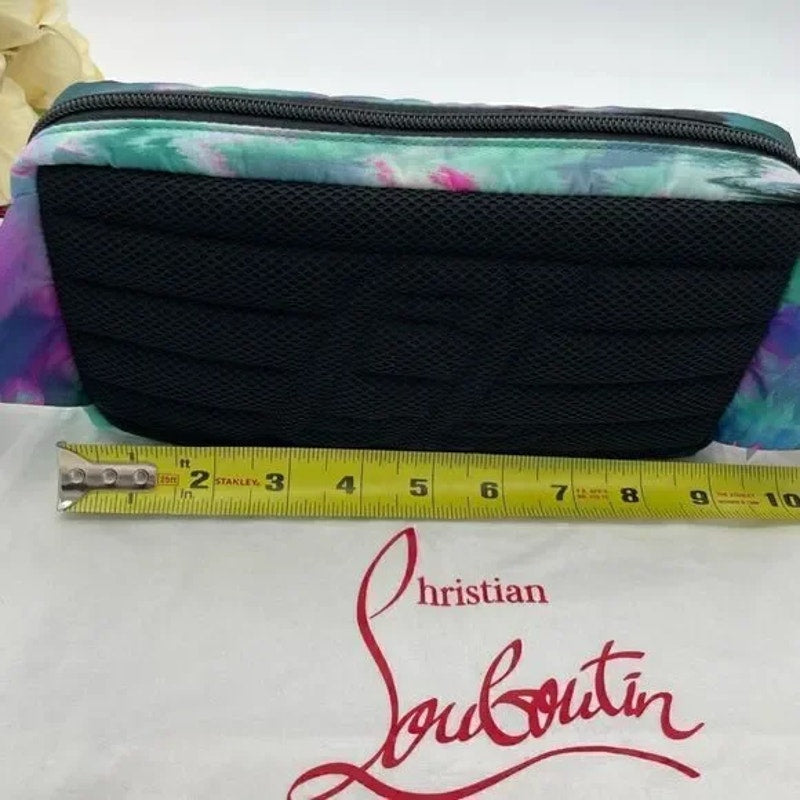 Unisex, Christian, Louboutin, loubideal adjustable belt bag made in Italy