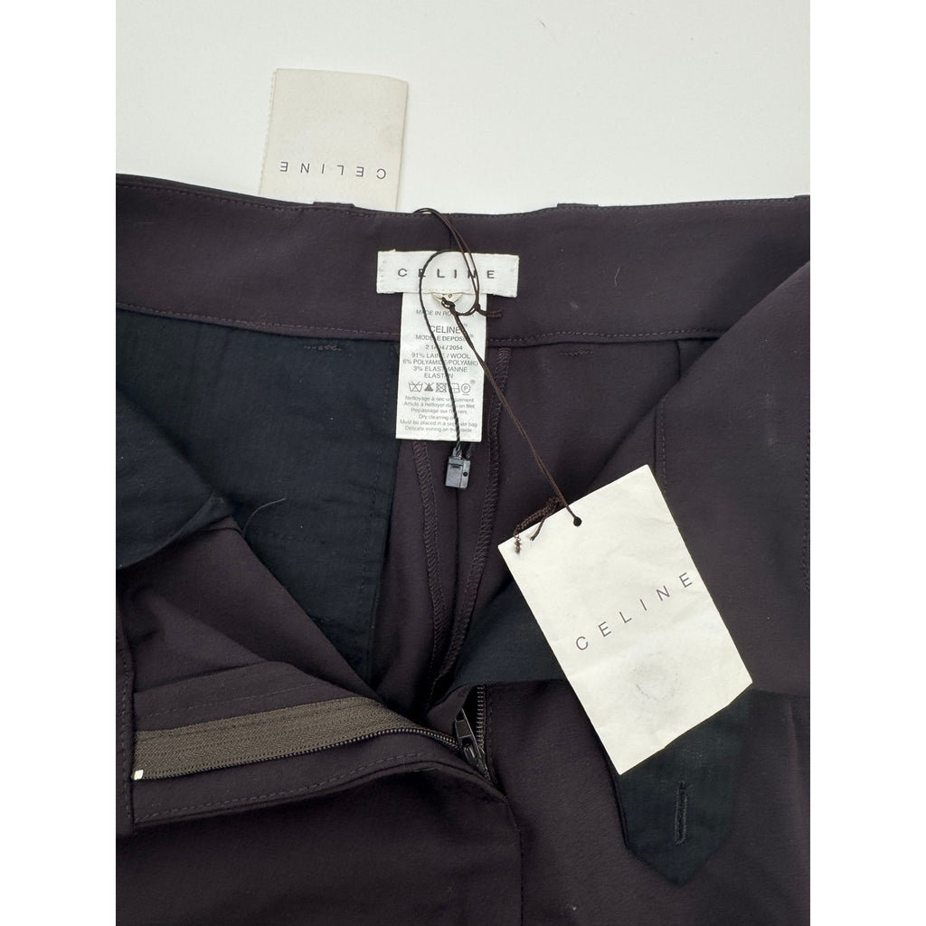Celine NWT Brown Wool Blend Dress Pants – Size FR 38 / M