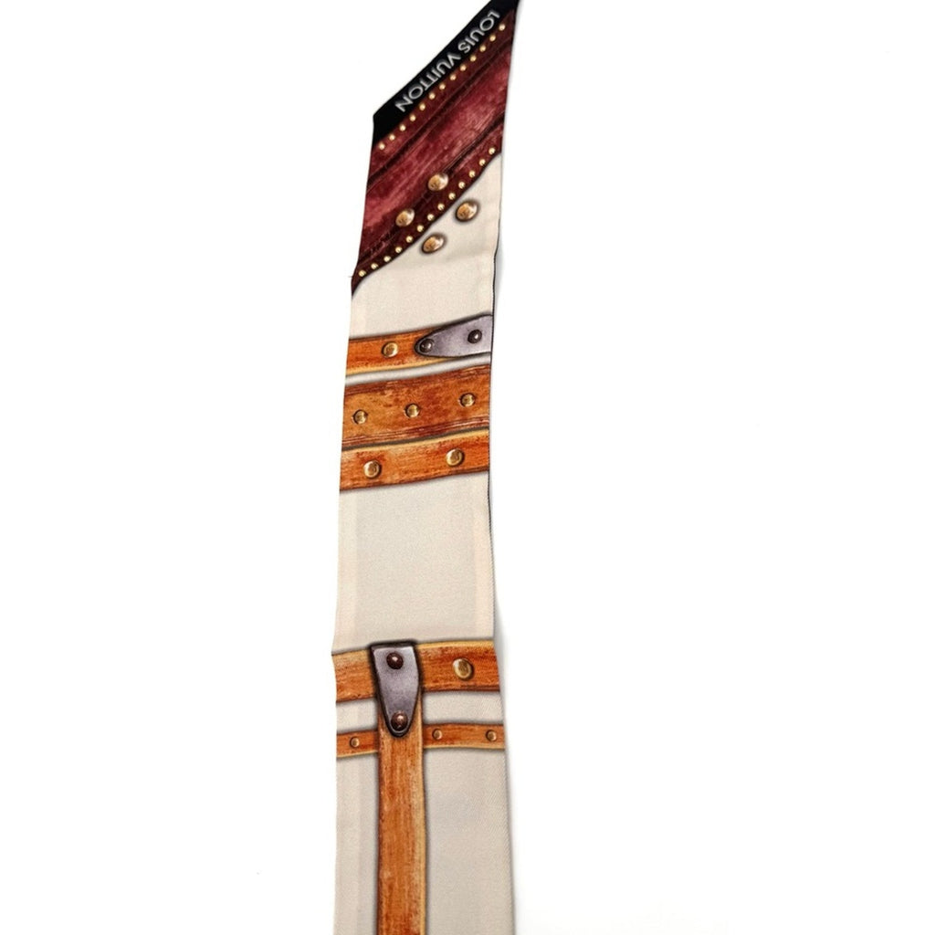 Decorative Rare LV Monogram Bag Scarf or Vachetta Handle Protector