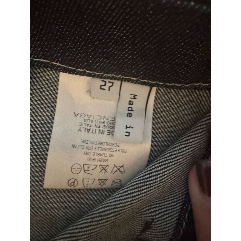 Balenciaga NWOT Dark Wash Wide Leg Flare Jeans – Size 27 – Made in Italy
