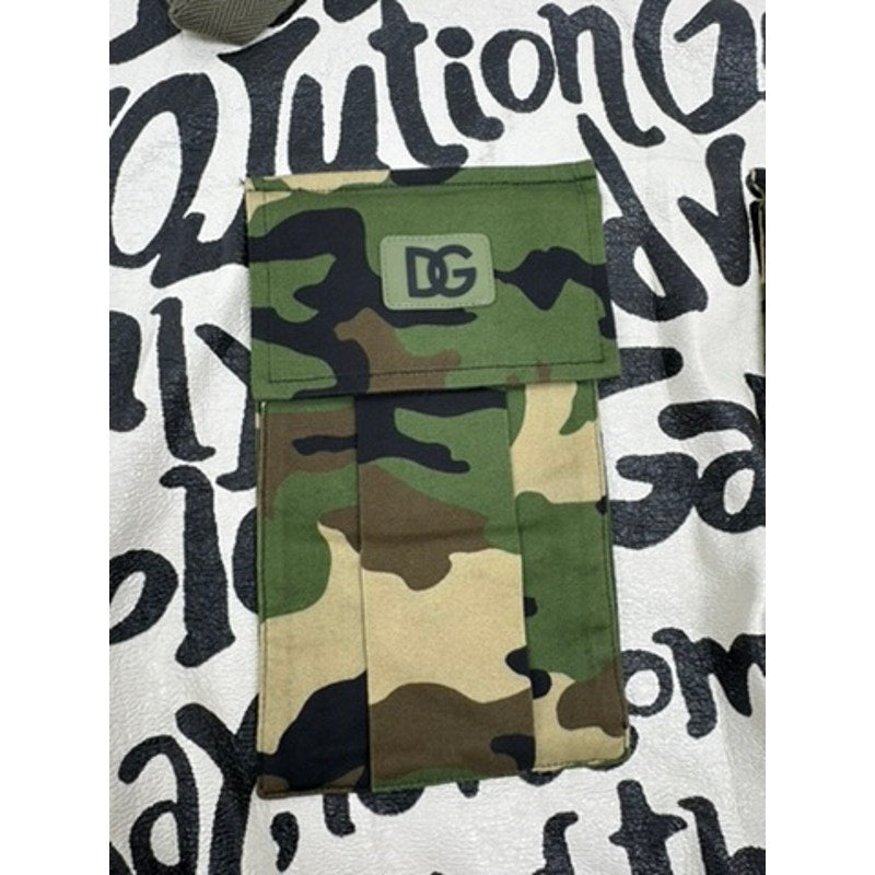 Men's Dolce & Gabbana NWOT Camouflage Print Inserts Hoodie Size L