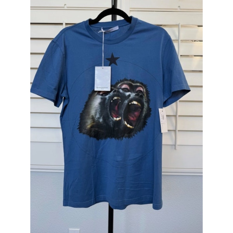 Men’s Givenchy NEW Monkey Brothers T-Shirt Size Large - Made in Portugal