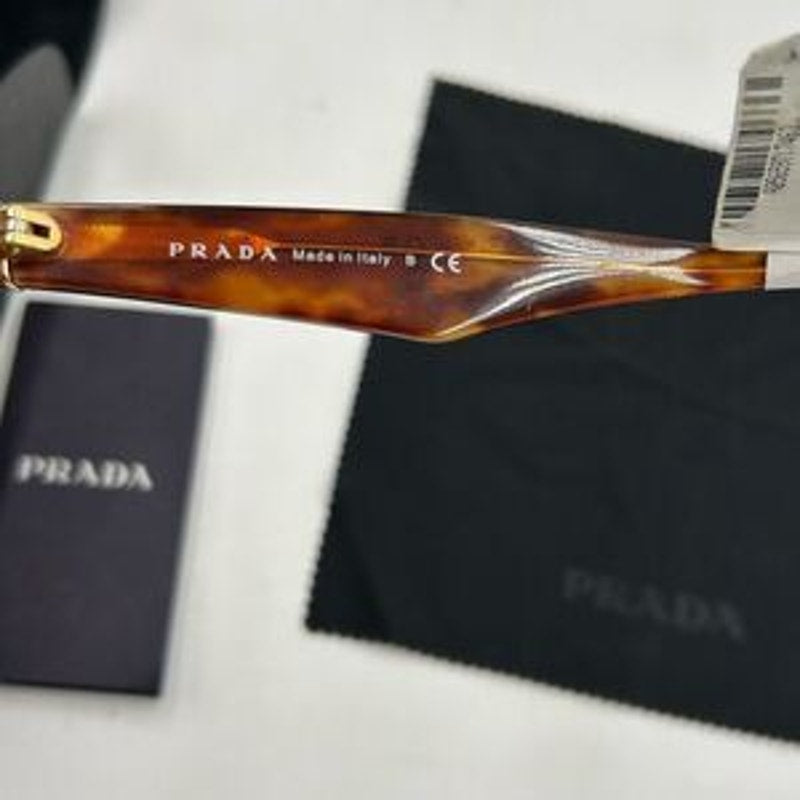 Women’s Prada retro tortoiseshell sunglasses made in Italy