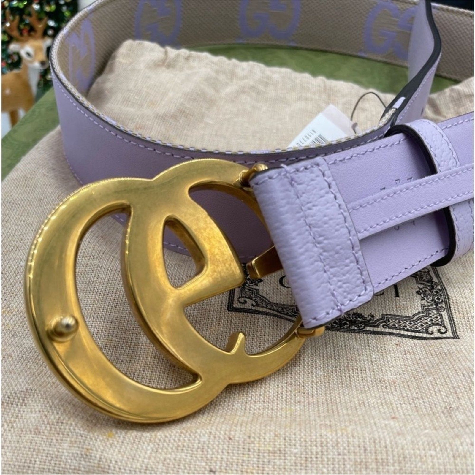 Women's Gucci, Marmont, GG, leather belt only
Size 95 cm/38 inches