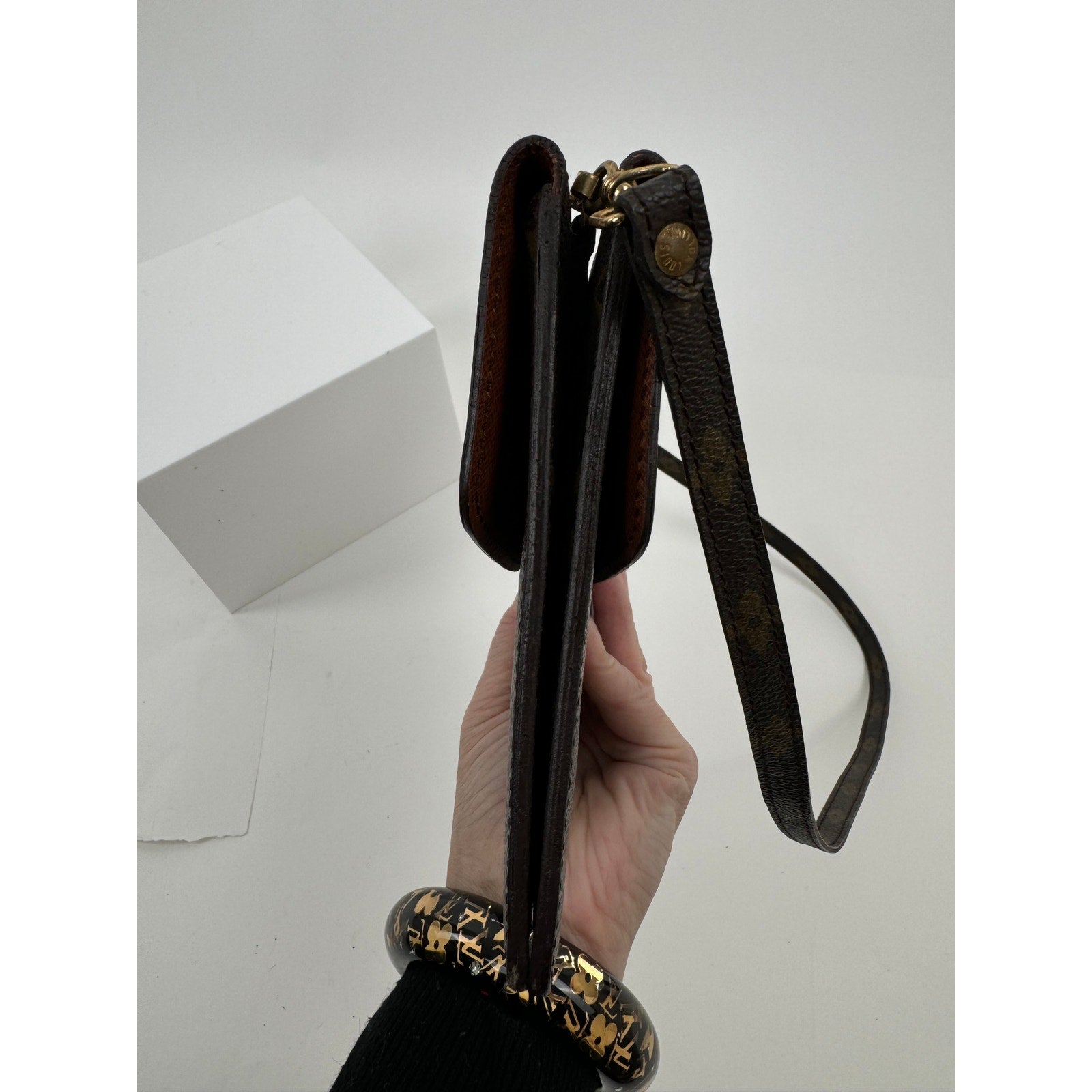 Louis Vuitton LV Monogram Pochette Double Rabat Thin Shoulder Bag