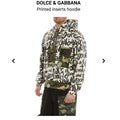 Men's Dolce & Gabbana NWOT Camouflage Print Inserts Hoodie Size L