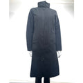 Prada Women’s Black Full Zip Stand Collar Jacket Long Coat – Size 42