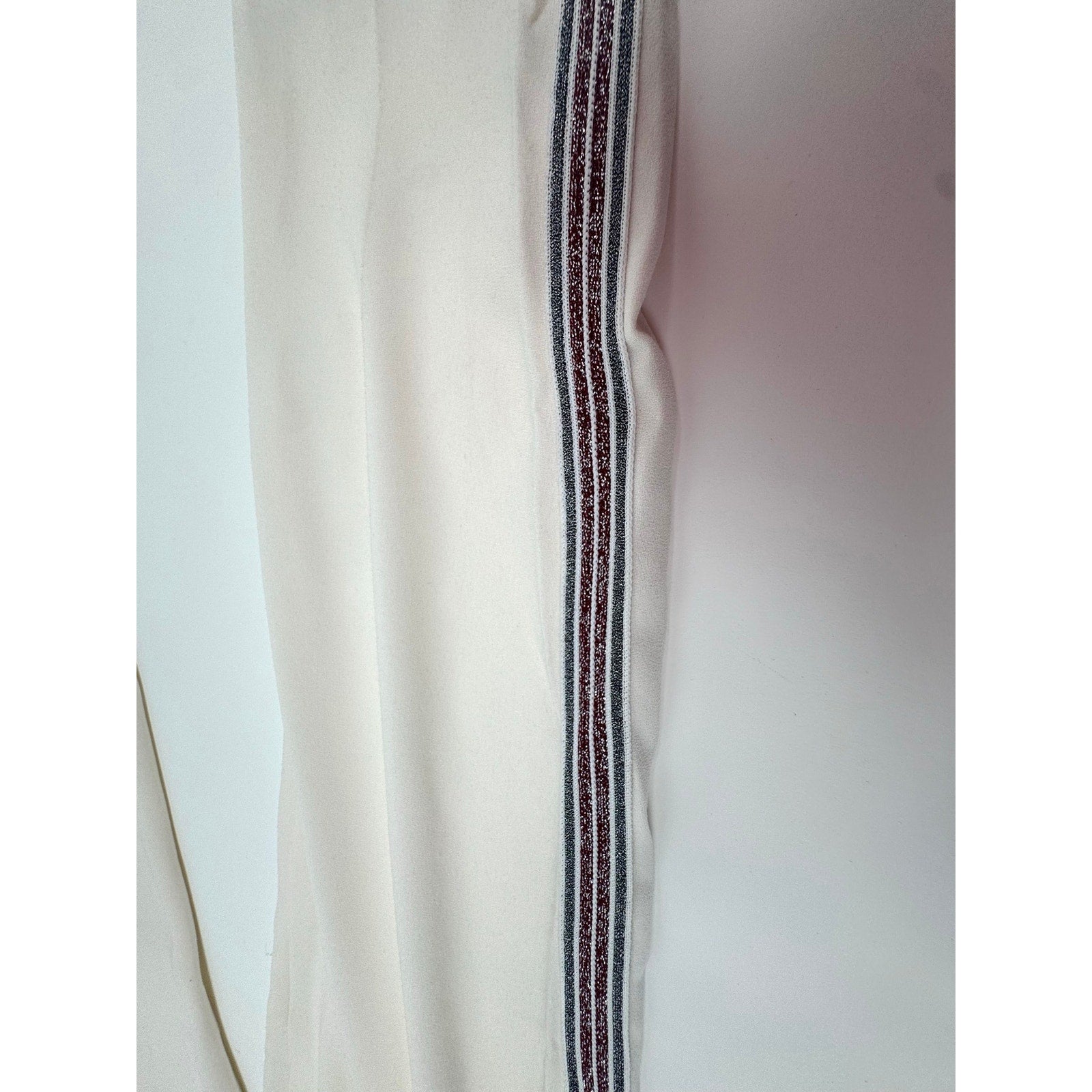 IRO NWT Women’s Ecru Jaxon Side Detail Trousers Size 1