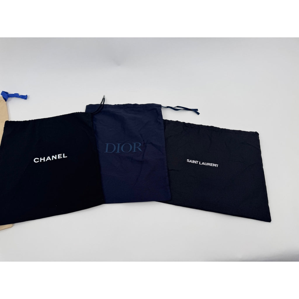 Luxury Dust Bag Bundle - Chanel, Dior, Louis Vuitton, Saint Laurent & Rick Owens