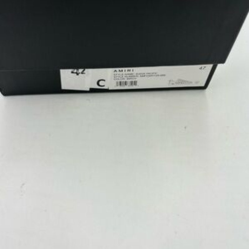 Men's Amiri pacific suede low top sneaker in Burch size 47