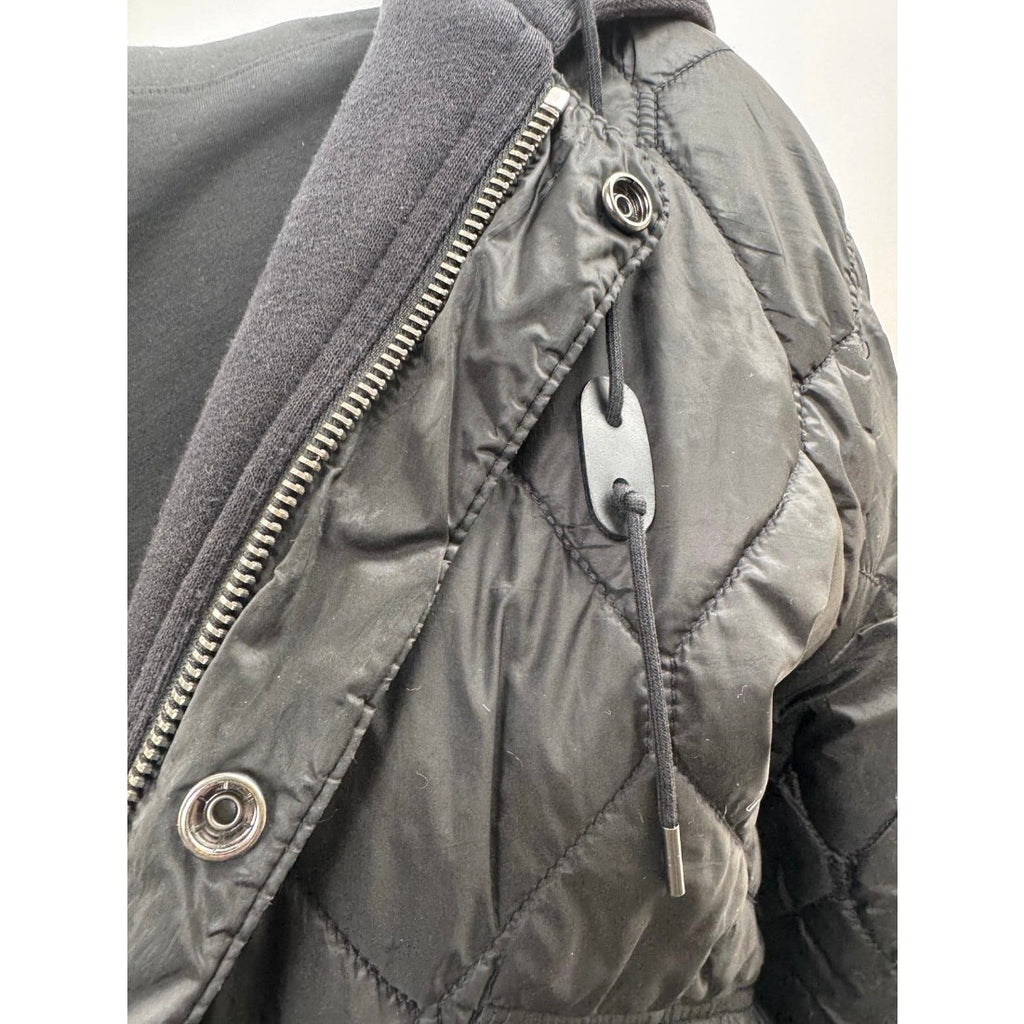 Men's Burberry Black Rare Hooded Reversible Quilted Puffer Jacket Size M