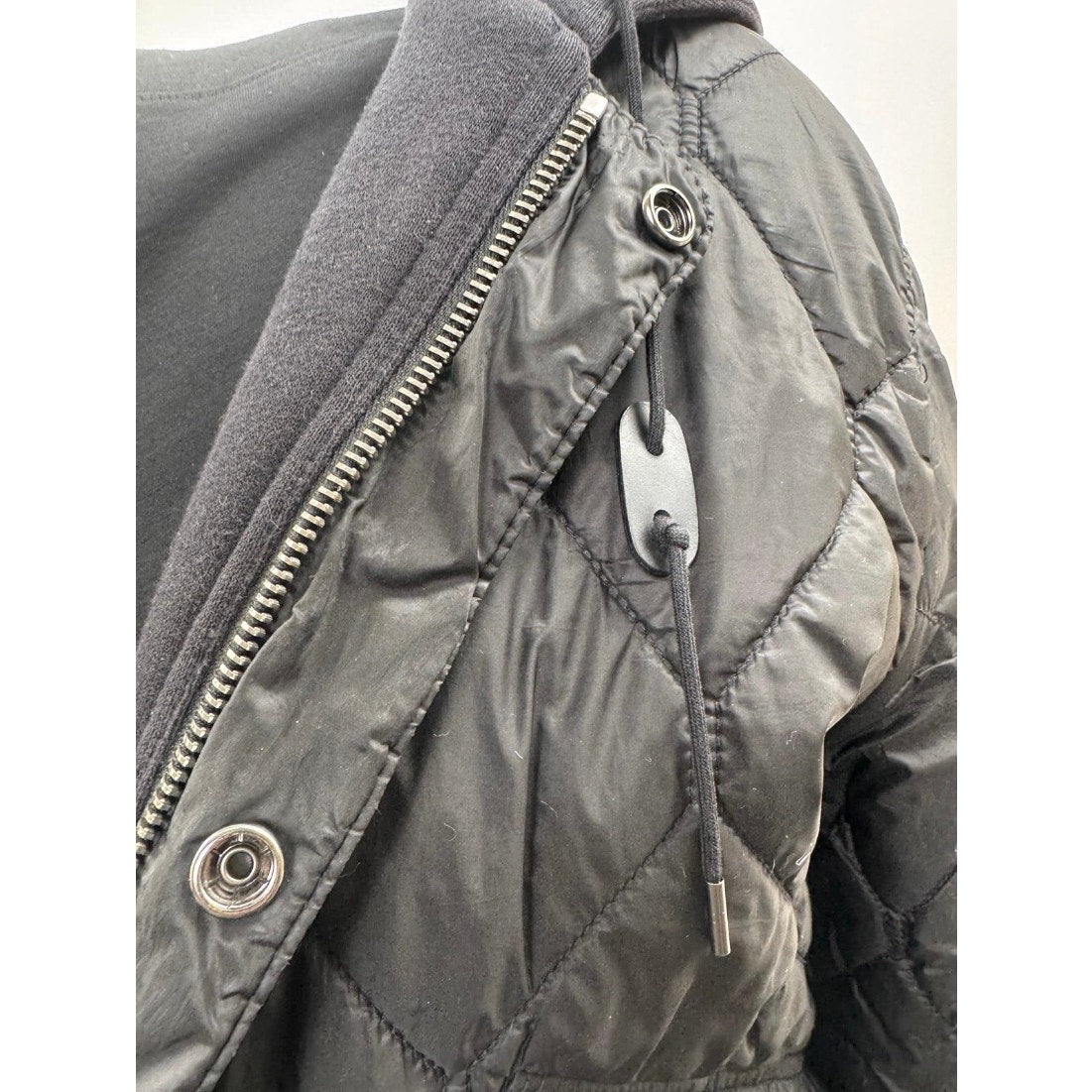 Men's Burberry Black Rare Hooded Reversible Quilted Puffer Jacket Size M