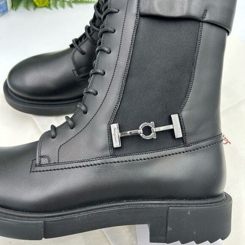 Men's Salvatore, Ferragamo, Iglesias, gancio Chelsea boots size 8.5 EE