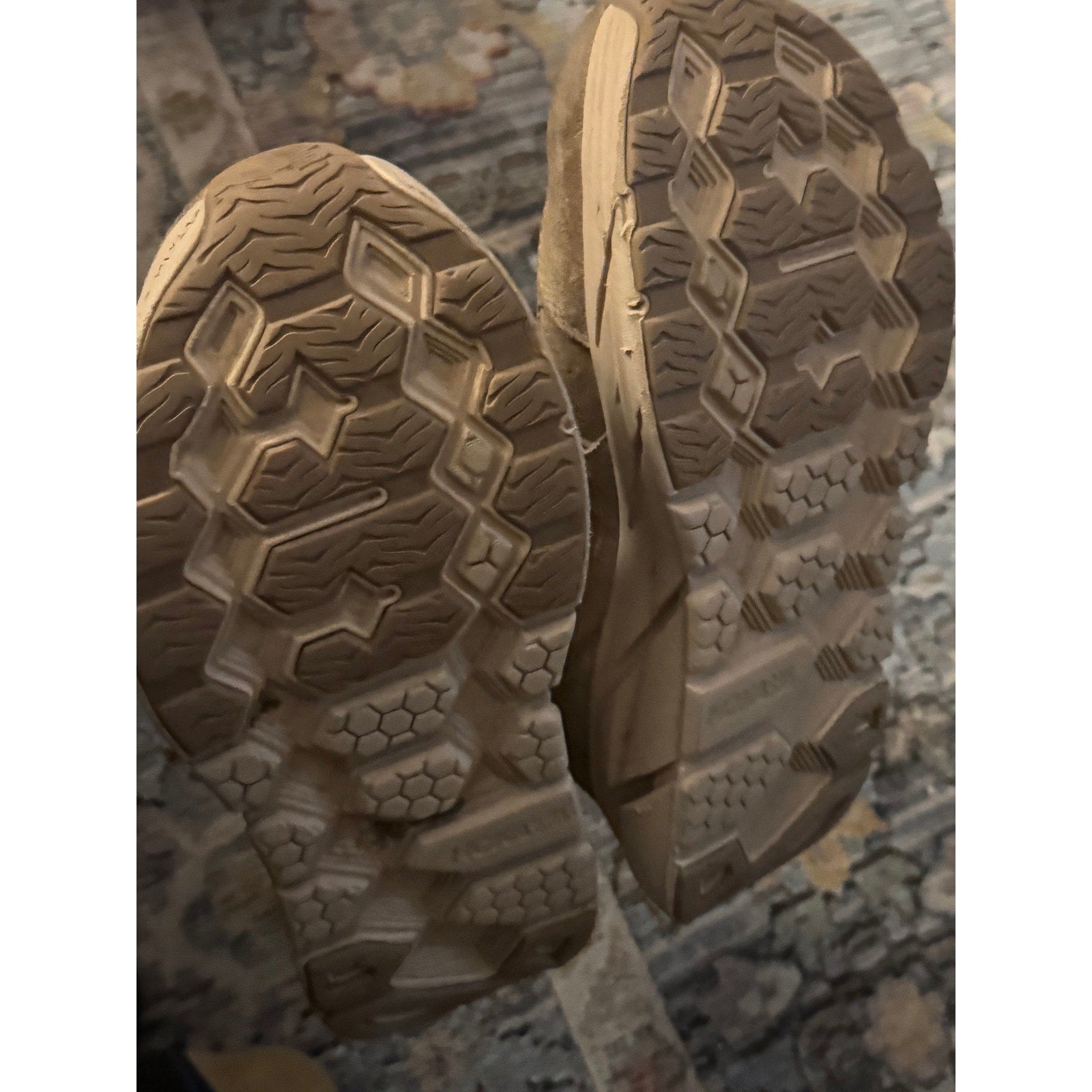 HOKA Tan One Clifton L Suede 1122571-SSDD Sneakers Women's Size 10M