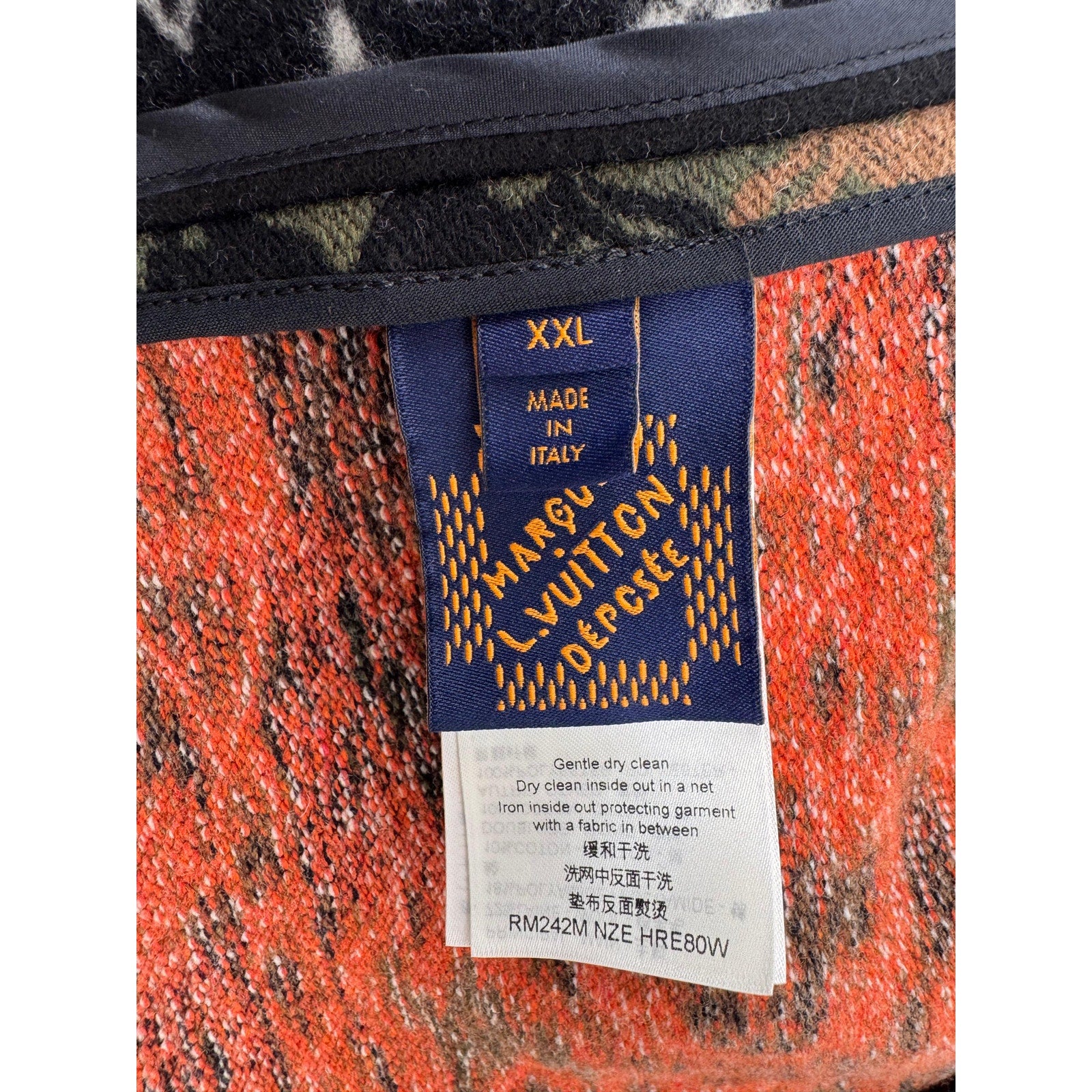 Louis Vuitton Monogram Bull Jacquard Knit Vest Turquoise Buttons XXL