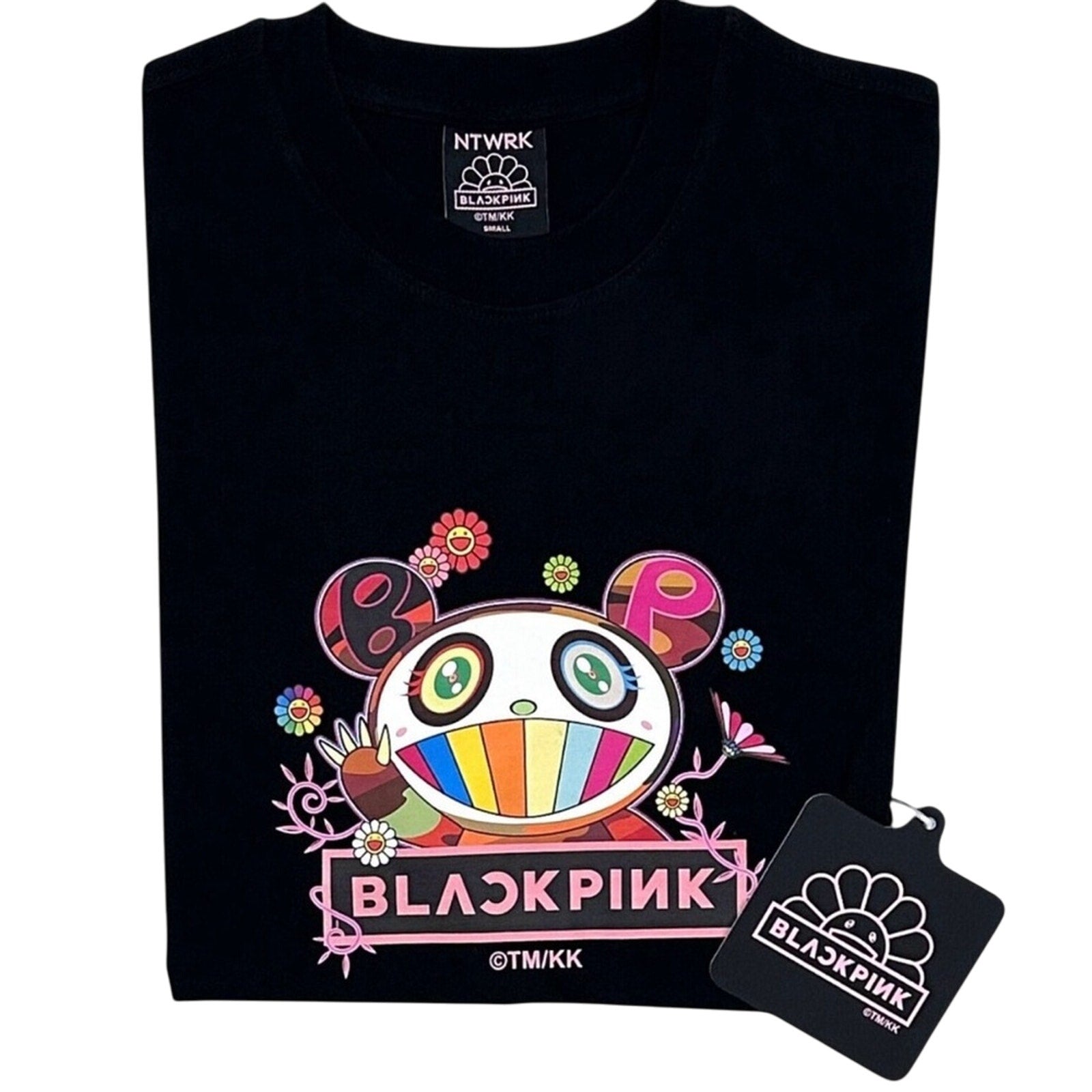 BLACKPINK + Takashi Murakami Pandakashi Logo T-Shirt NWT’s Unisex  Large