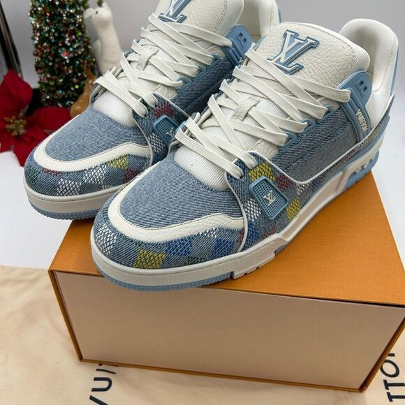 Men’s Louis Vuitton X Murakami trainer sneakers size 11 fits 12 US made Italy