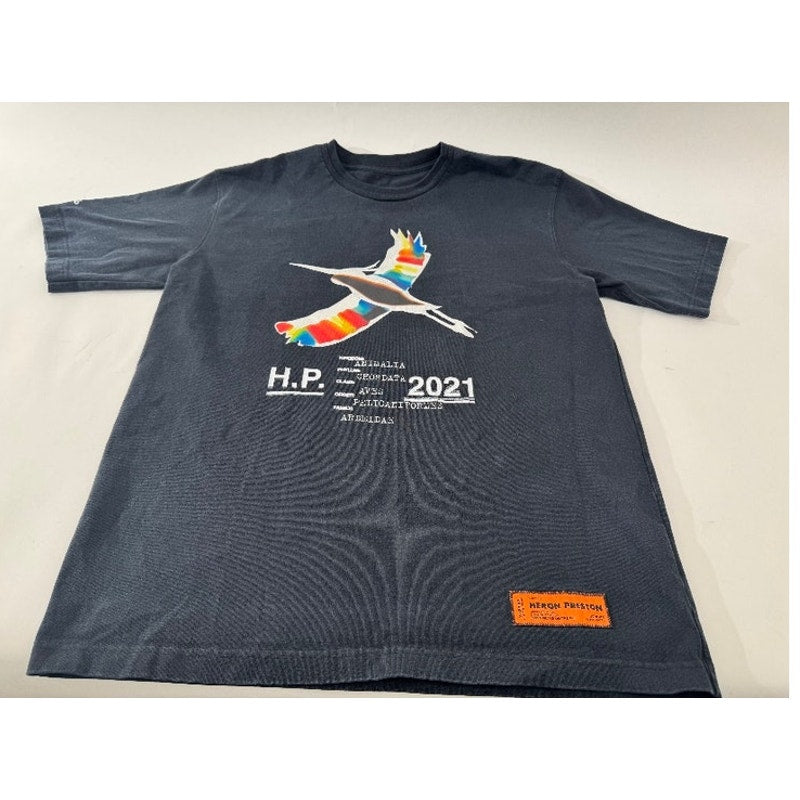 Men's Heron Preston Rare Heron Rainbow T-Shirt Size M Fits Like An XL
