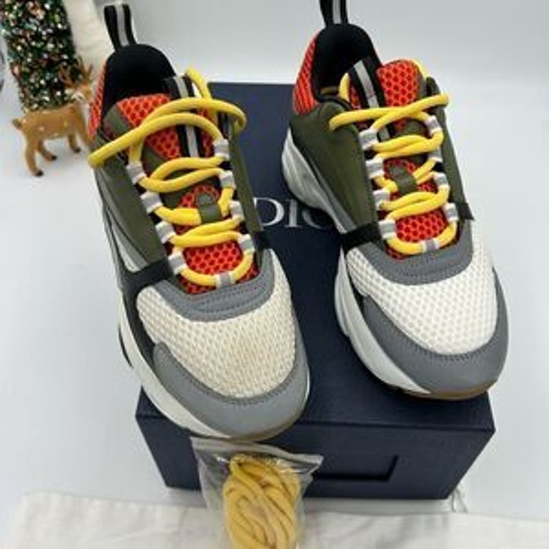 Women’s Dior B – 22 leather low top trainers size 38 made in Italy