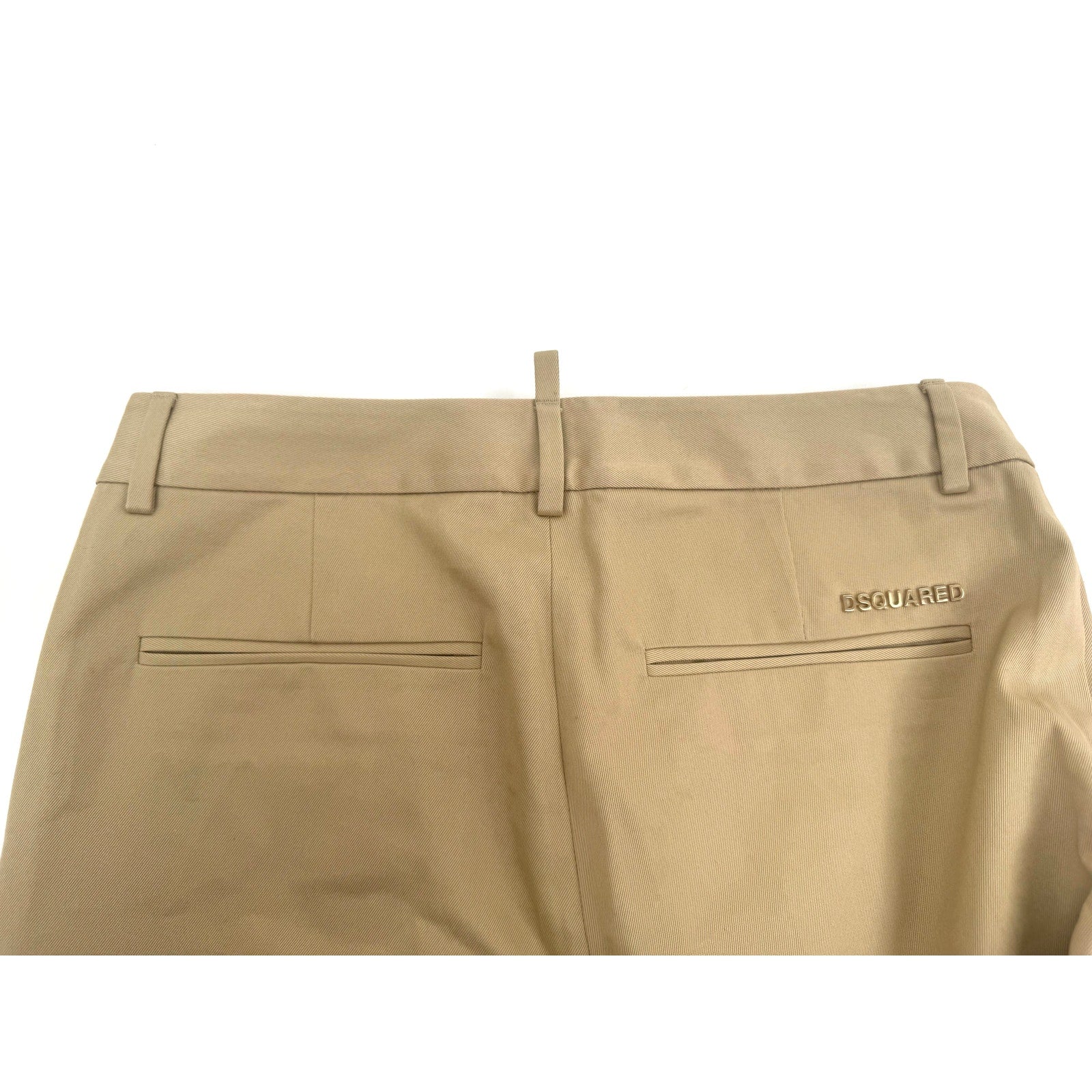 DSQUARED2 NWT Khaki 100% Cotton Pants Size 40 Made in Italy