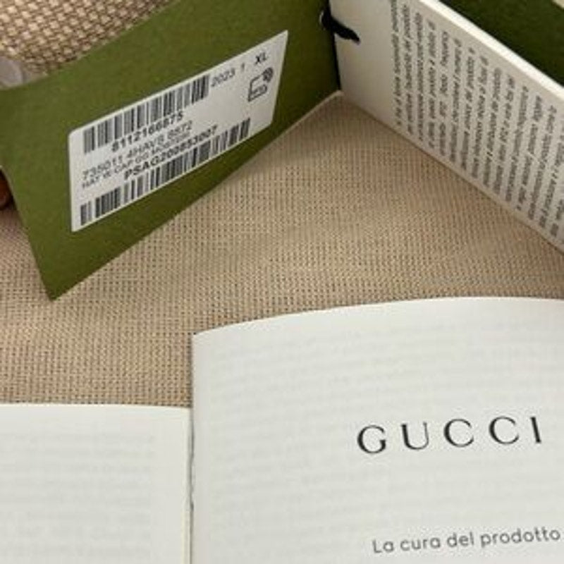 Women's Gucci, Jumbo, GG canvas, baseball hat in beige and pink size XL Italy