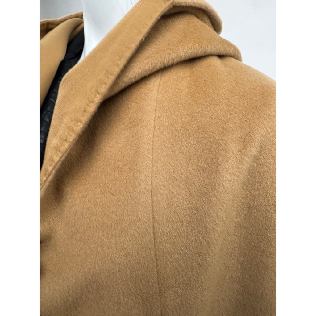 The Eight Senses NWT Camel Wool Blend Hooded Wrap Cape One Size