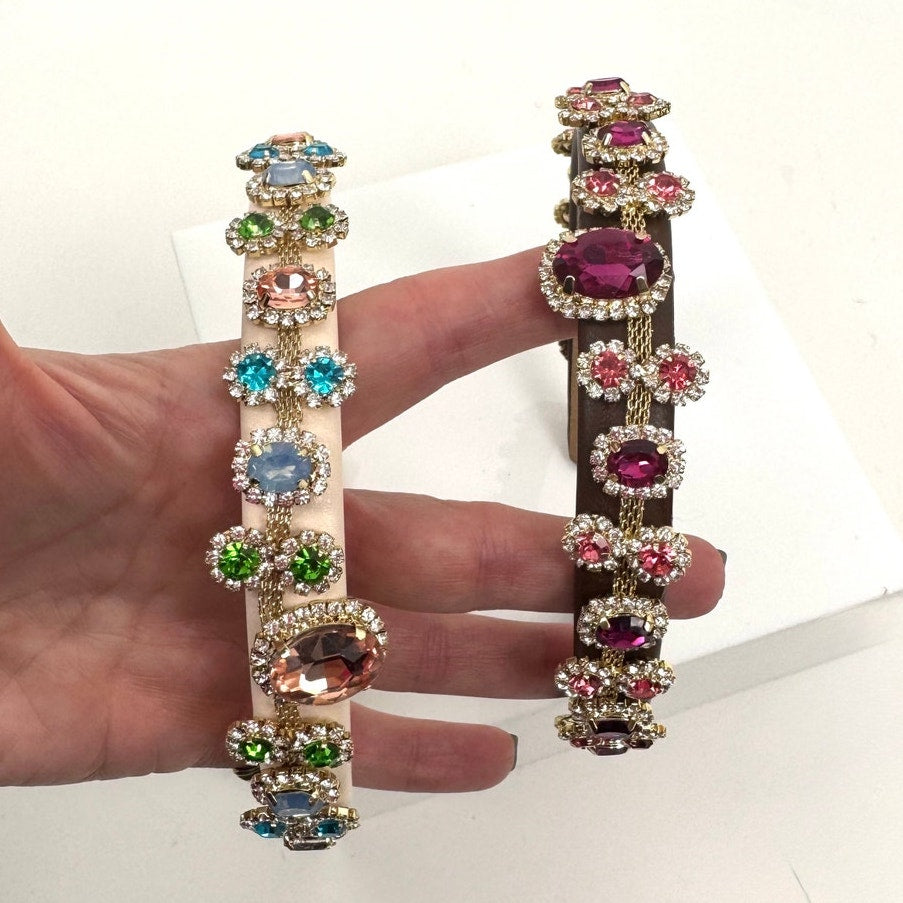 One of a Kind Handmade Bridal Decorative Headband – Artisanal Statement Piece