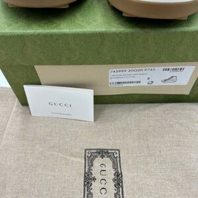 Men's Gucci interlocking G high top sneakers size 8, made in Italy