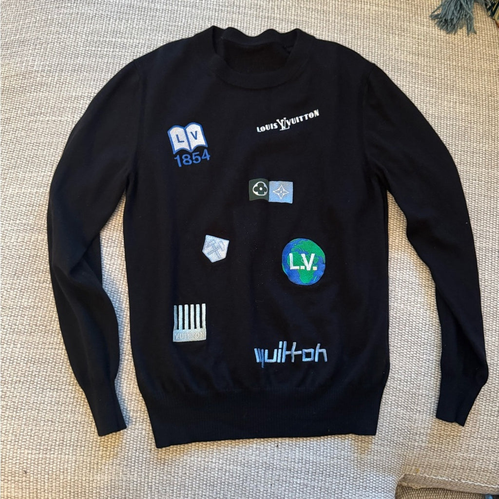 Louis Vuitton wool sweater women’s XS 4-6,oversized read below/ fco