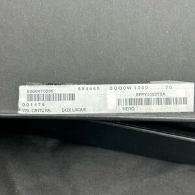 Women's Saint Laurent calfskin YSL logo leather belt size 70 cm/28 inches