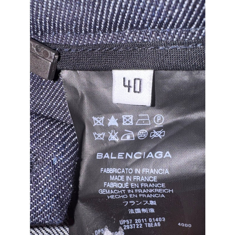 Balenciaga Women's Black Side Zip Leg Pants FR 40 / US 8 Made in France