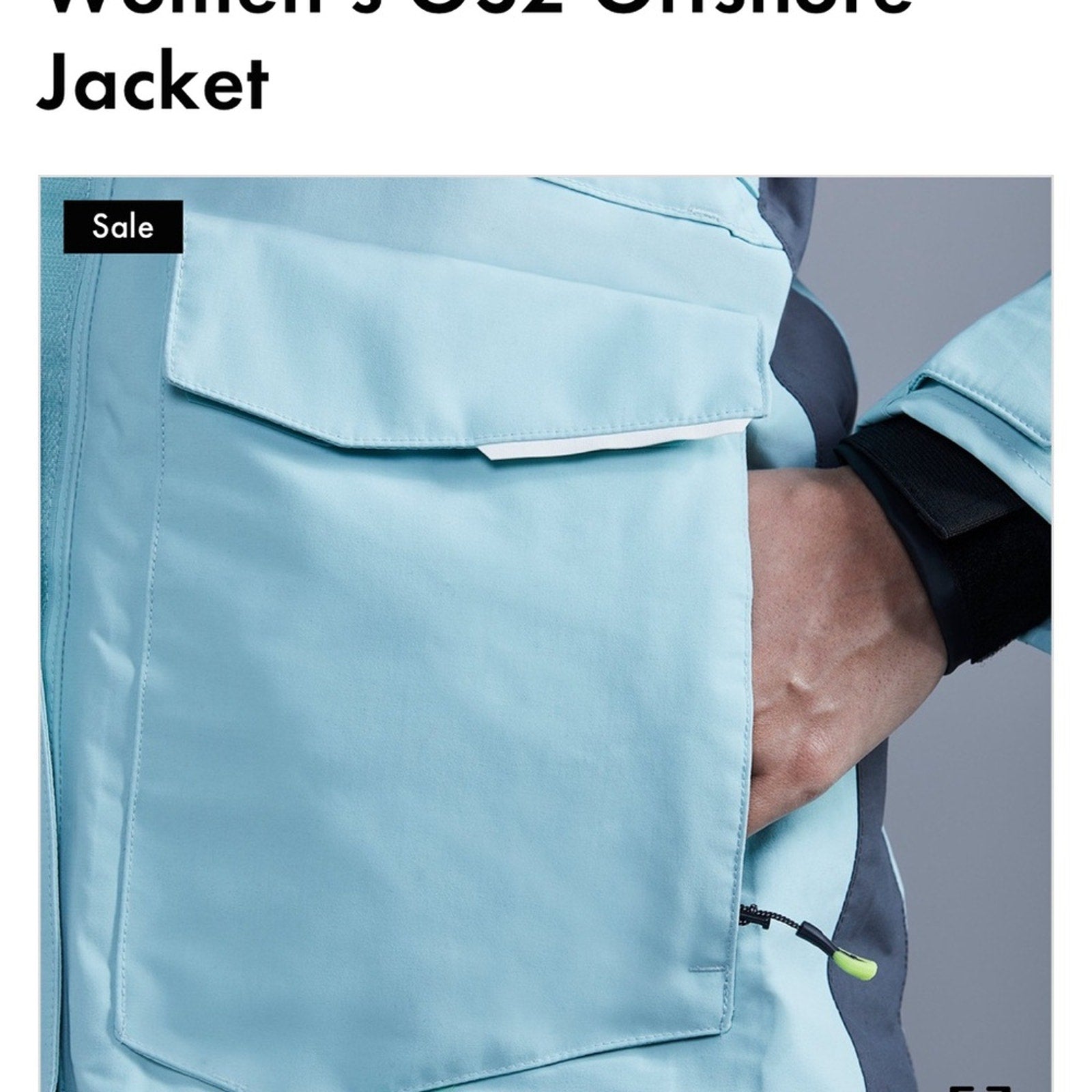 Gill Marine Women's OS2 Offshore Jacket NWOT’s Size 12 Eggshell