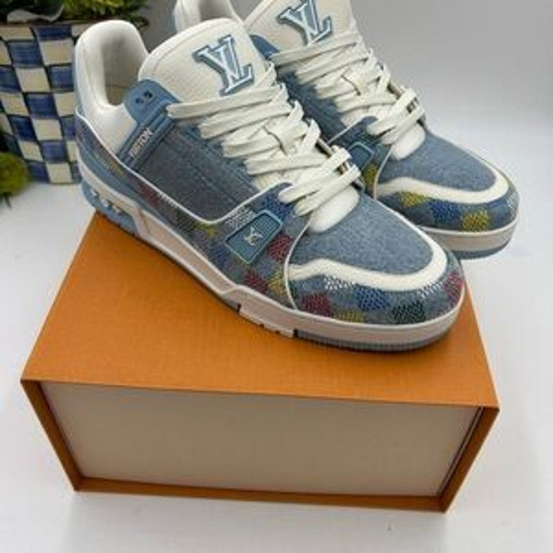 Men’s Louis Vuitton X Murakami trainer sneakers size 10 fits 11 US made Italy