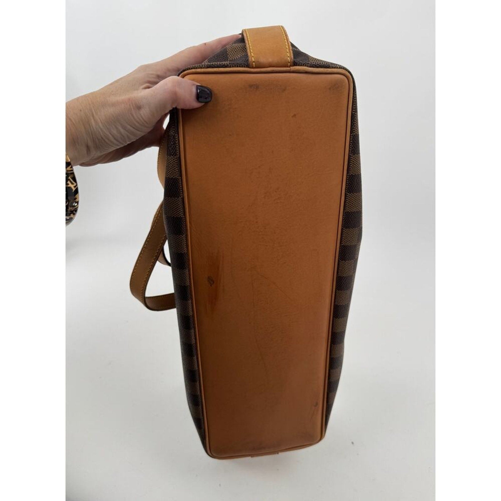 Louis Vuitton Damier Ebene Columbine Centenaire Special Edition Tote Bag