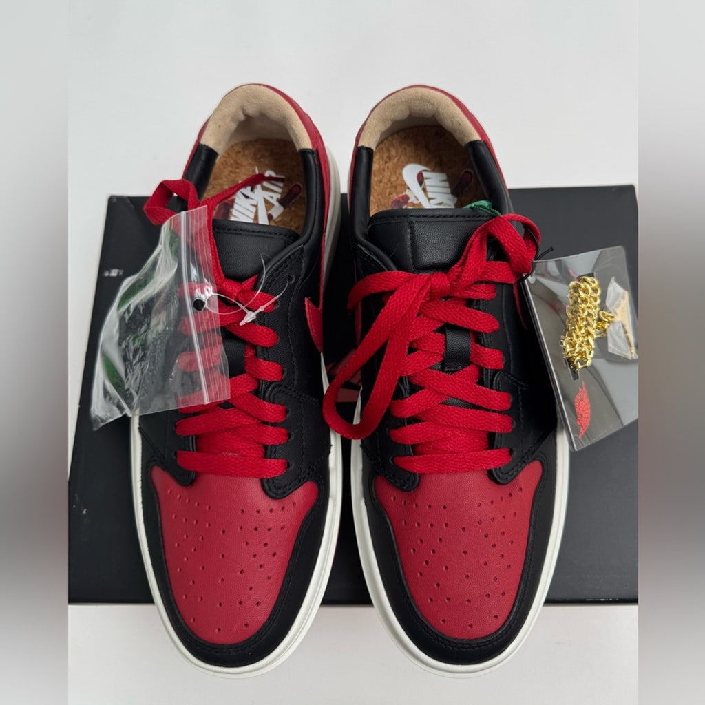 DS JORDAN 1 ELEVATE LOW SE WOMENS SIZE 8.5-
OG ALL. GOLD CHAIN WITH JORDAN/LACES