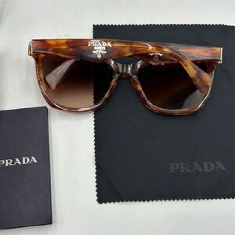 Women’s Prada retro tortoiseshell sunglasses made in Italy