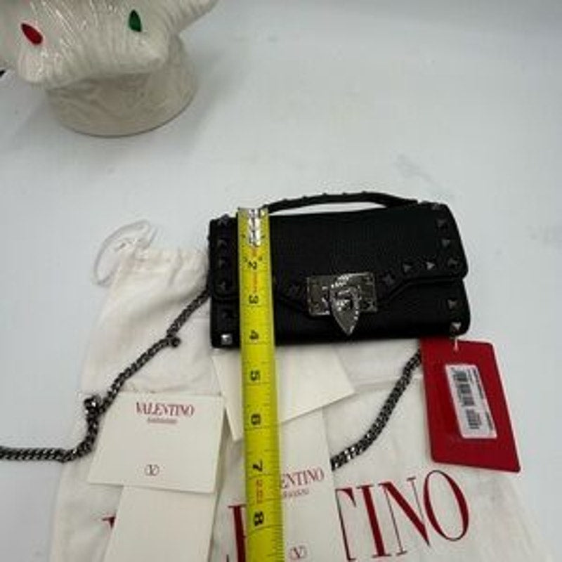 Women's Valentino Garavani rock stud, wallet on a chain made in Italy