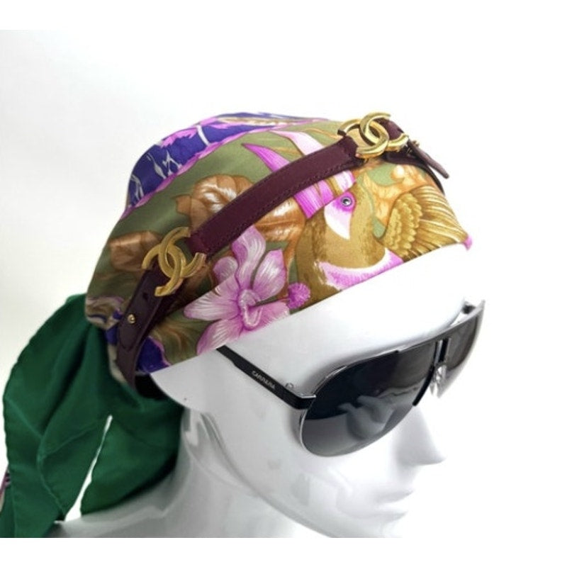 Chanel headband/wrap bracelet/choker/adjustable leather piece. Listing belt only