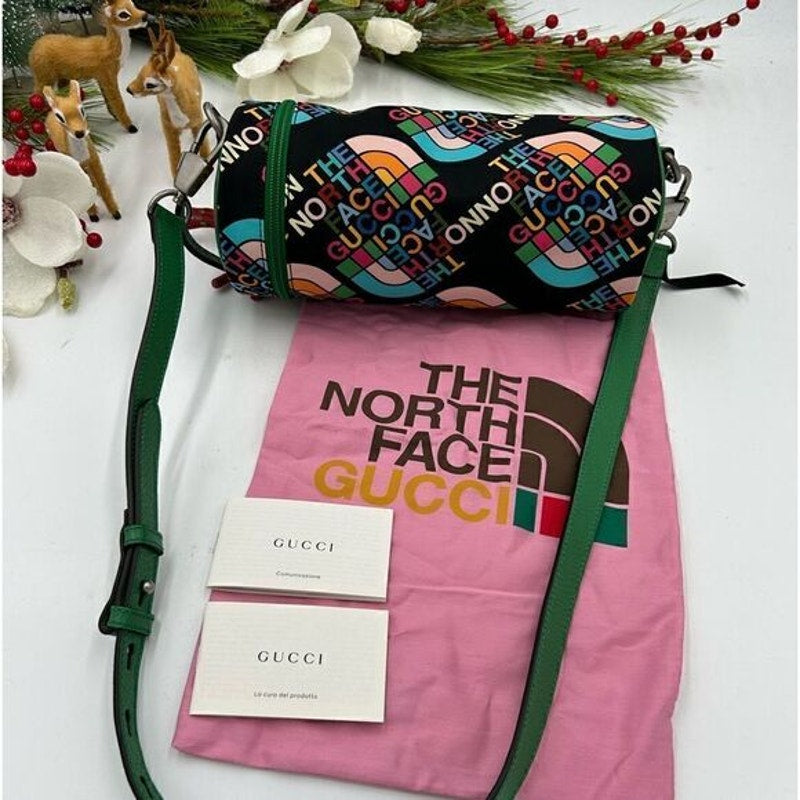 Gucci X North face shoulder bag made in Italy