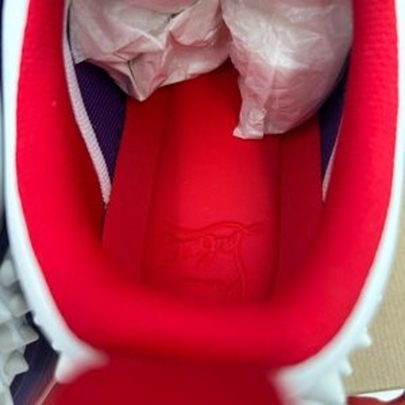 Men's Christian Louboutin ASTROLOUBI Leather/suede low top sneakers size 43