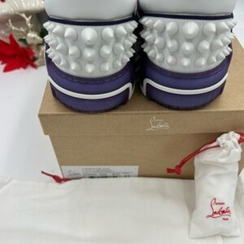 Men's Christian Louboutin ASTROLOUBI Leather/suede low top sneakers size 43