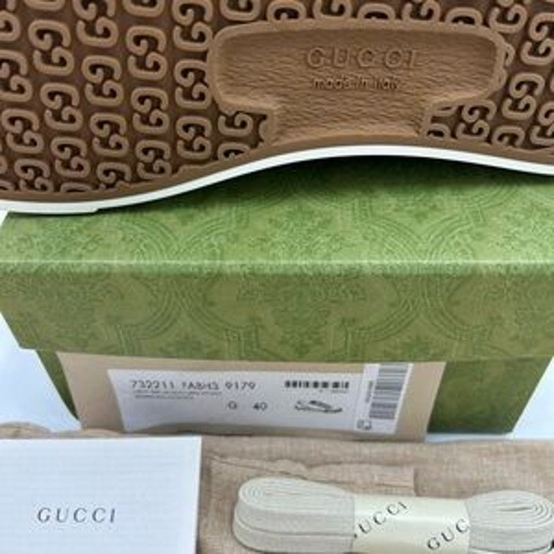 Women's Gucci tennis 1977 low top sneakers in canvas with multicolor crystals 40