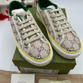 Women's Gucci tennis 1977 low top sneakers in canvas with multicolor crystals 40