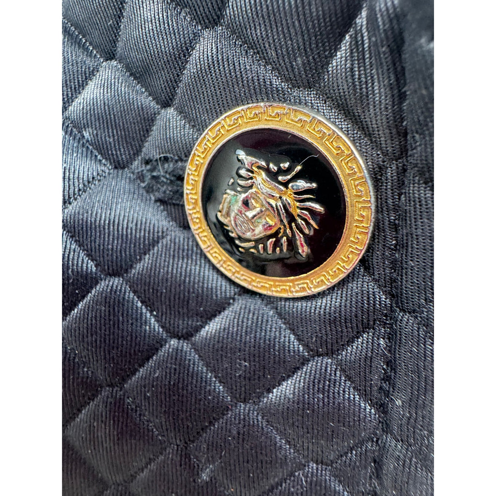 Versace Jeans Couture Women's Black Jacket and Pants Pantsuit with Belt – Size M