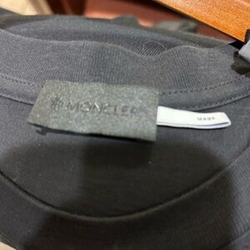 Moncler men's long sleeve cotton T-shirt, size small NWT