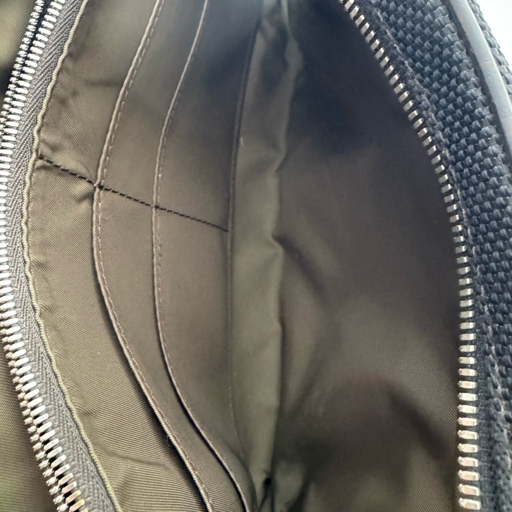 LV Black Damier Ebene Geronimos Cross Body Fanny Pack Bum Bag- READ DESCRIPTION