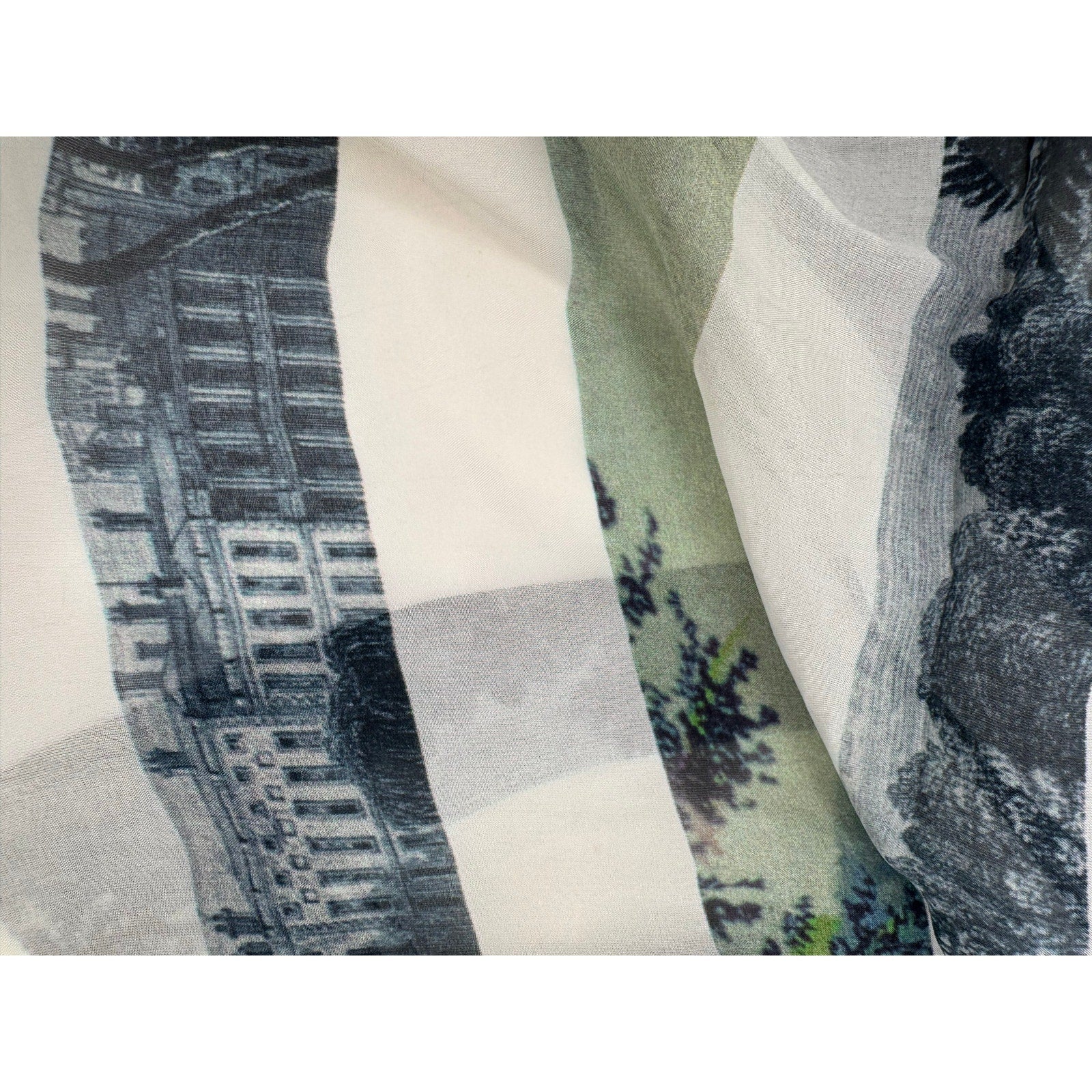 Dries Van Noten Striped Patterned Wrap – Multi-Way Dress, Skirt, Top & Head Wrap