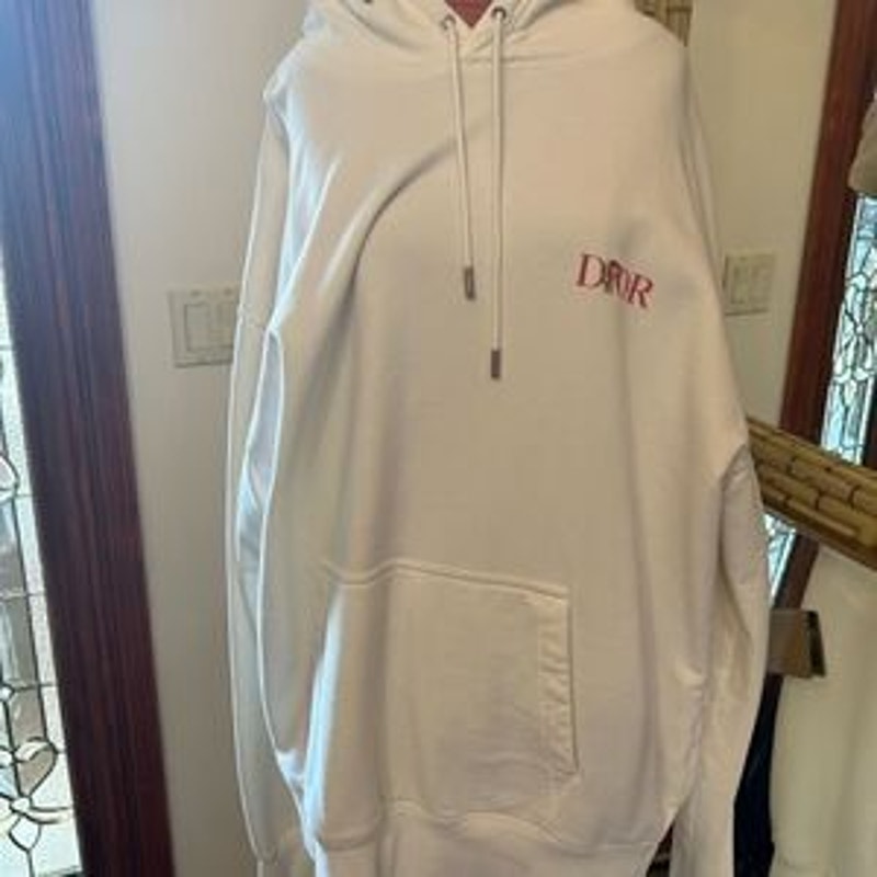 Men’s Dior Jardin flower hoodie size 3 XL made in Italy PRISTINE