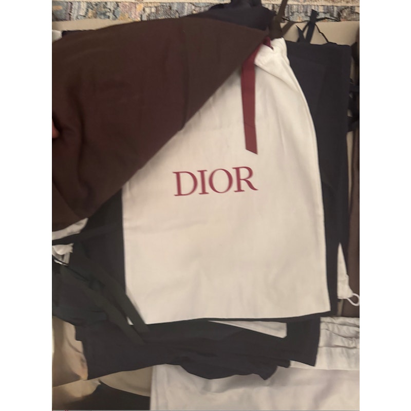 Luxury Designer Dust Bag Lot LV Dior Chanel Gucci Prada YSL Celine Hermes 196 Pc