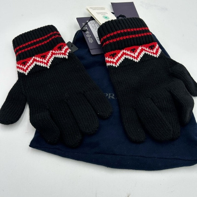 Unisex Prada wool/cashmere knit gloves size large made in Italy